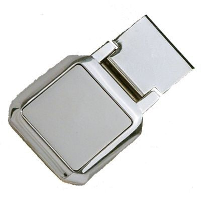 Branded Promotional CLIPPER MONEY CLIP in Silver Metal Money Box From Concept Incentives.