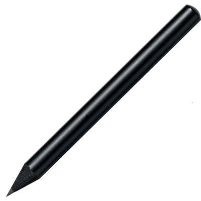 Branded Promotional BLACK WOOD PENCIL in Black Pencil From Concept Incentives.