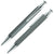 Branded Promotional TRIANGULAR METAL BALL PEN in Grey Pen From Concept Incentives.