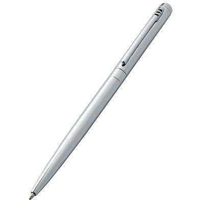 Branded Promotional SLIM METAL BALL PEN in Silver Chrome Pen From Concept Incentives.