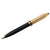 Branded Promotional METAL BALL PEN in Gold & Black Pen From Concept Incentives.