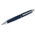 Branded Promotional METAL BALL PEN in Blue & Shiny Silver Pen From Concept Incentives.