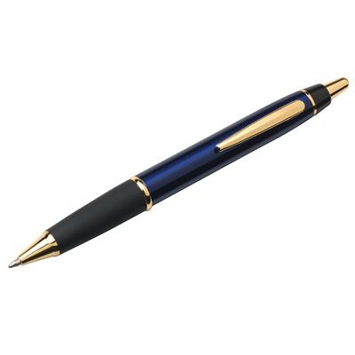 Branded Promotional METAL BALL PEN in Blue & Gold Pen From Concept Incentives.