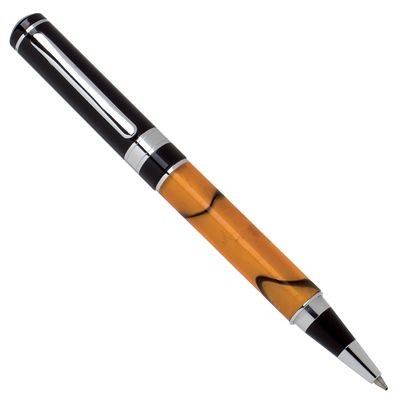 Branded Promotional METAL BALL PEN in Orange Marble Design Pen From Concept Incentives.