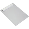 Branded Promotional ALUMINIUM SILVER METAL CLIPBOARD Clipboard From Concept Incentives.