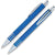 Branded Promotional AXON ALUMINIUM SILVER METAL BALL PEN in Blue Pen From Concept Incentives.