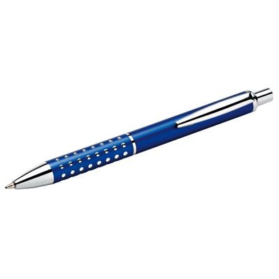 Branded Promotional ALUMINIUM SILVER METAL BALL PEN in Blue Pen From Concept Incentives.
