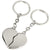 Branded Promotional BROKEN HEART TWO PART SILVER METAL KEYRING Keyring From Concept Incentives.