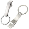 Branded Promotional SILVER METAL BOTTLE OPENER KEYRING Bottle Opener From Concept Incentives.