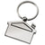 Branded Promotional COTTAGER HOUSE SHAPE SILVER METAL KEYRING Keyring From Concept Incentives.