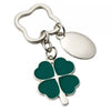 Branded Promotional CLOVER LEAF METAL KEYRING Keyring From Concept Incentives.