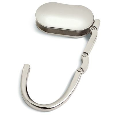 Branded Promotional HANDBAG HANGER HOOK in Silver Metal Handbag Hanger From Concept Incentives.