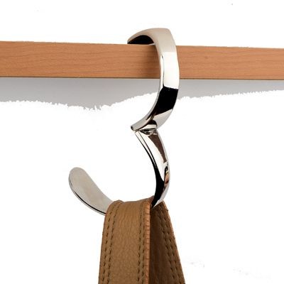 Branded Promotional HANDBAG HANGER HOOK & BRACELET in Silver Metal Handbag Hanger From Concept Incentives.