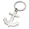 Branded Promotional LARGE ANCHOR SILVER CHROME METAL KEYRING Keyring From Concept Incentives.