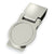 Branded Promotional ROUND METAL MONEY CLIP Money Box From Concept Incentives.