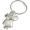 Branded Promotional LITTLE ANGEL SILVER METAL KEYRING Keyring From Concept Incentives.