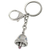 Branded Promotional LITTLE BELL SILVER METAL KEYRING Keyring From Concept Incentives.