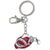 Branded Promotional GOLF BAG & CLUBS METAL KEYRING with Crystals Keyring From Concept Incentives.