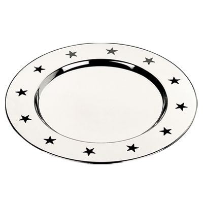 Branded Promotional SHINY SILVER METAL COASTER with Cut Out Star Design Coaster Set From Concept Incentives.