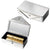 Branded Promotional SILVER METAL LIPSTICK HOLDER with Mirror Lipstick Holder From Concept Incentives.