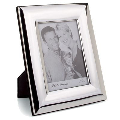 Branded Promotional PHOTO FRAME in Silver Metal Photo Frame From Concept Incentives.