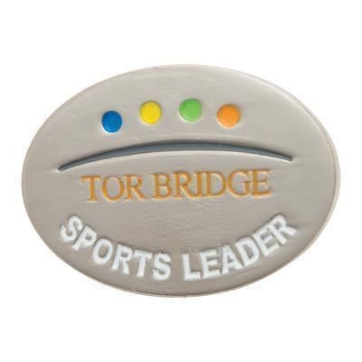 Branded Promotional 40MM STAMPED IRON SOFT ENAMELLED BADGE Badge From Concept Incentives.