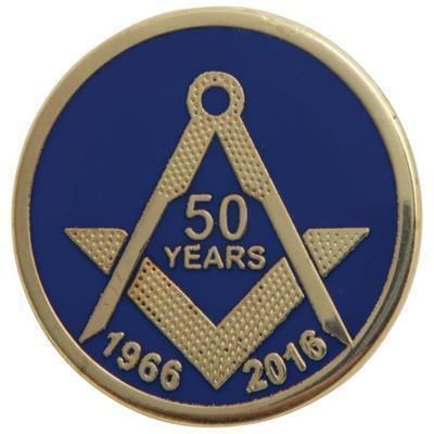 Branded Promotional 50MM STAMPED IRON SOFT ENAMELLED BADGE Badge From Concept Incentives.