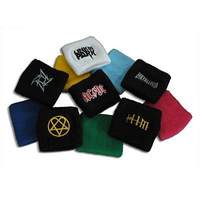 Branded Promotional EMBROIDERED WRIST SWEATBAND Wrist Band From Concept Incentives.