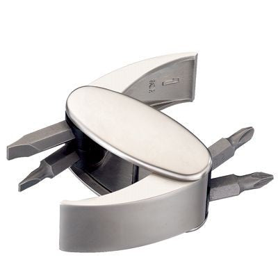 Branded Promotional SCREWDRIVER TOOL SET MULTI TOOL in Silver Multi Tool From Concept Incentives.