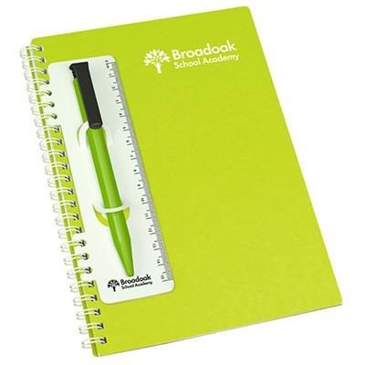 Branded Promotional ENVIRO-SMART CLIP-IN FLEXI RULER PEN HOLDER in White Ruler From Concept Incentives.