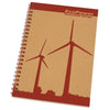 Branded Promotional ENVIRO-SMART NATURAL COVER A5 SPIRAL WIRO BOUND NOTE PAD Note Pad From Concept Incentives.