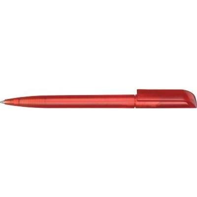 Branded Promotional ESPACE FROST BALL PEN in Red Pen From Concept Incentives.