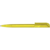 Branded Promotional ESPACE FROST BALL PEN in Yellow Pen From Concept Incentives.