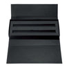 Branded Promotional SENATOR WAVE CARDBOARD CARD GIFT BOX in Matt Black Pen Presentation Box From Concept Incentives.