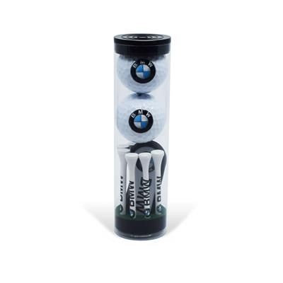 Branded Promotional ESSENTIALS 2 BALL GOLF TUBE SET 5 Golf Balls From Concept Incentives.