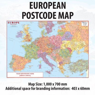 Slovakia Postcode Map EUROPEAN POSTCODE MAP