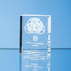 Branded Promotional 20CMX17CM OPTICAL CRYSTAL RECTANGULAR AWARD Award From Concept Incentives.