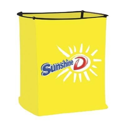 Branded Promotional SQUARE OR ROUND EVENT BIN Banner From Concept Incentives.