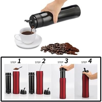 Branded Promotional VACUUM THERMAL INSULATED TRAVELLING COFFEE BOTTLE  From Concept Incentives.