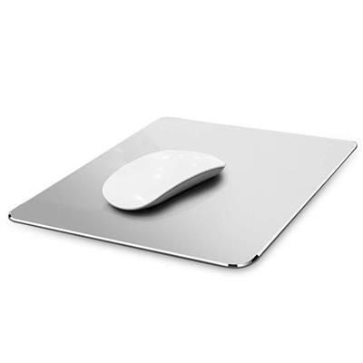 Branded Promotional HARD SILVER ALUMINUM MOUSEMAT Technology From Concept Incentives.