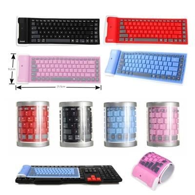 Branded Promotional FLEXIBLE SILICON KEYBOARD Technology From Concept Incentives.