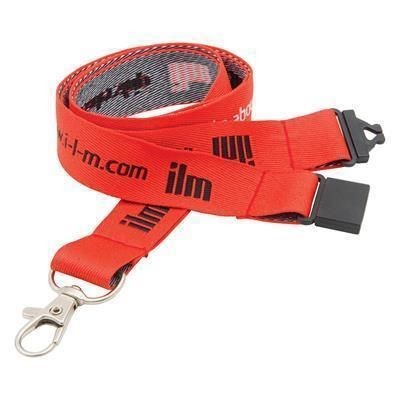 Branded Promotional 20MM EXECUTIVE WOVEN LANYARD Lanyard From Concept Incentives.