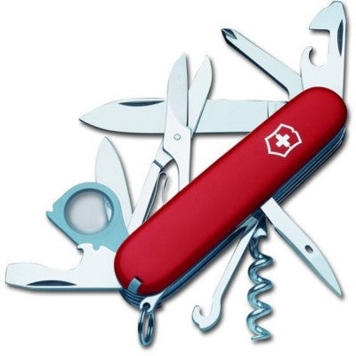 Branded Promotional VICTORINOX EXPLORER SWISS ARMY KNIFE Knife From Concept Incentives.