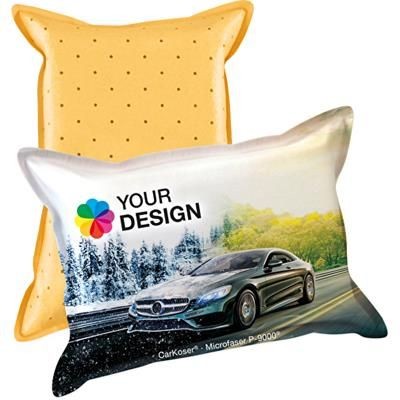 Branded Promotional HD FULL COLOUR SYNTHETIC DEMISTER PAD Car Cleaning Cloth From Concept Incentives.