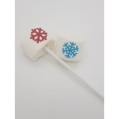 Branded Promotional MALLOW POP EDIBLE LOGO  MARSHMALLOW ON STICK, Sweets From Concept Incentives.