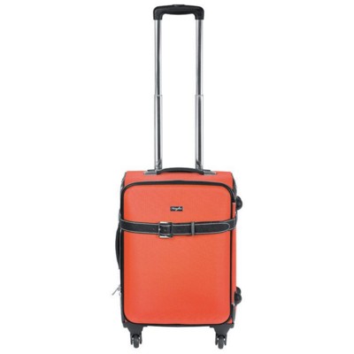 Branded Promotional FERRAGHINI ROLLER TROLLEY CASE in Orange Bag From Concept Incentives.