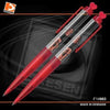 Branded Promotional THE ORIGINAL FLOATING ACTION BALL PEN in Translucent Red Pen From Concept Incentives.