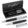 Branded Promotional FERRAGHINI WRITING SET in Black Writing Set From Concept Incentives.