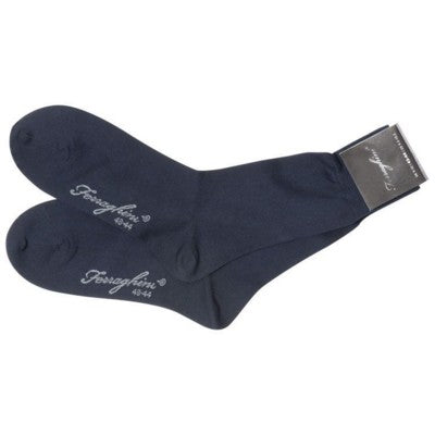 Branded Promotional FERRAGHINI SOCKS in Dark Blue Socks From Concept Incentives.