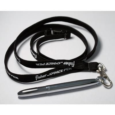 Branded Promotional FISHER SPACE PEN BULLET with D Ring & Lanyard Pen From Concept Incentives.